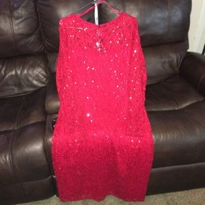 Beautiful Red Sparkle Dress